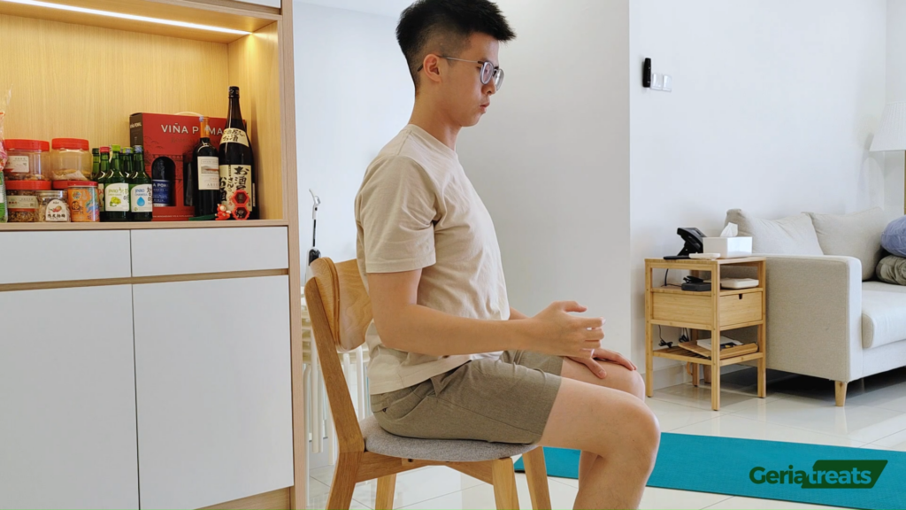 177 Shoulder flexion sitting - short lever