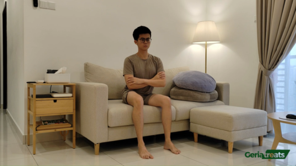 098 Lateral pelvic tilt sitting - walking buttocks