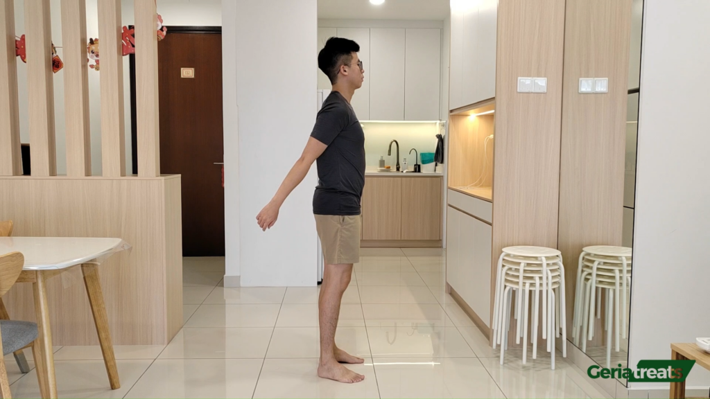 170 Shoulder extension standing