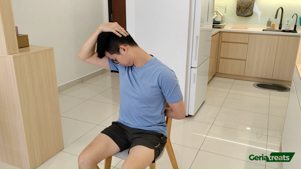 334 Levator scapula stretch
