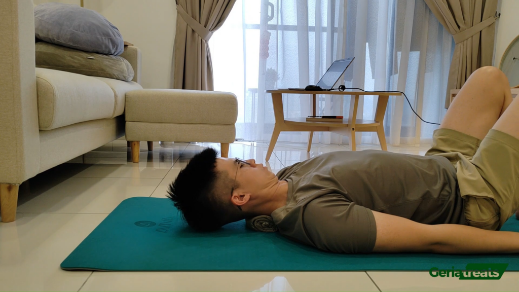 319 Deep neck flexors strengthening - Chin tuck & flexion